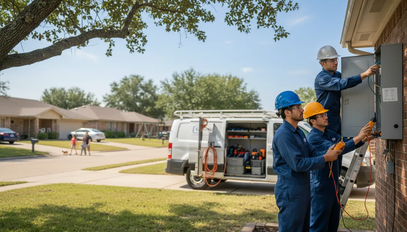 Certified electrician providing emergency electrical services in Bruce, WI